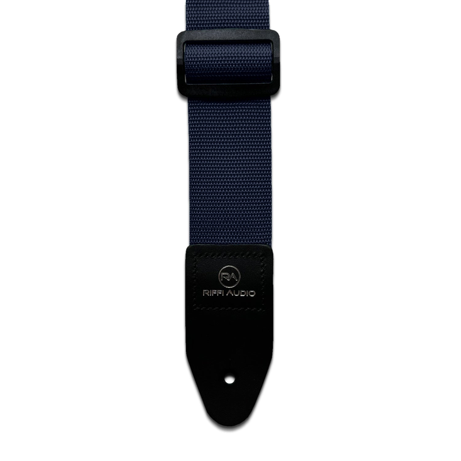 Riffi Audio Lite 1.0 Adjustable Guitar Strap with Strap Locks & Pick – 2" Polypropylene Strap for Electric, Bass & Acoustic Guitars – Navy Blue - Riffi Audio