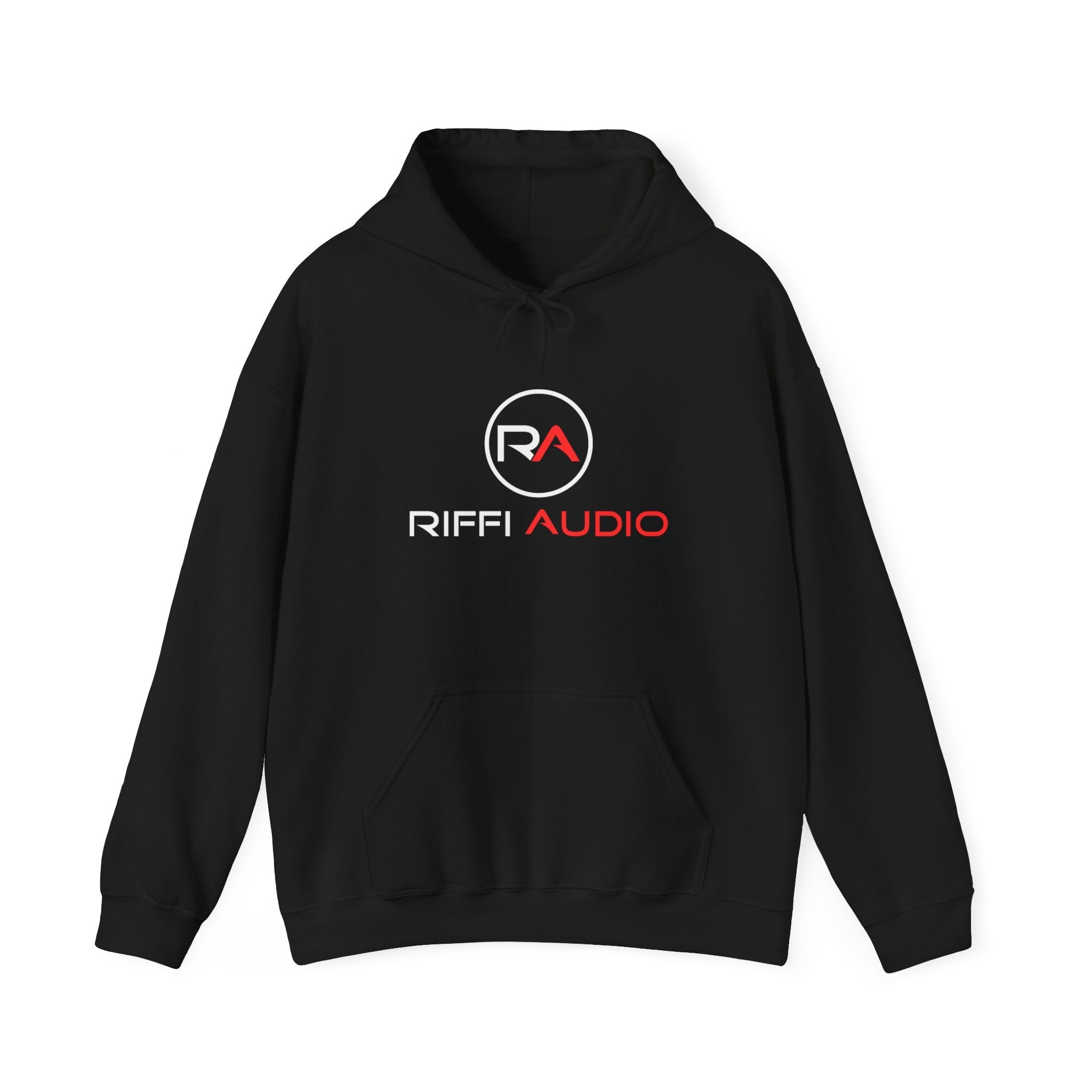 Riffi Audio Logo Hoodie – RA Circle Logo Pullover for Music Producers & Audiophiles - Riffi Audio