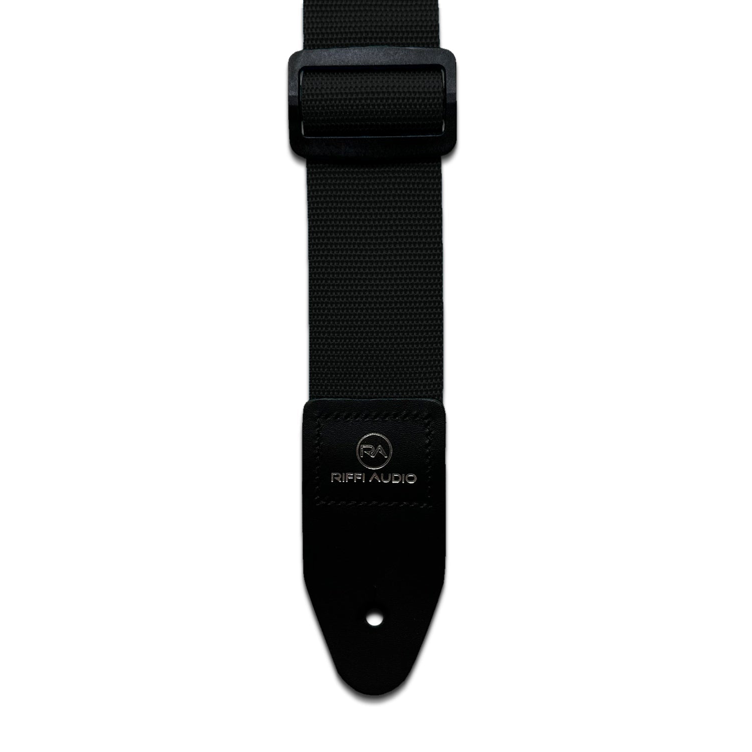 Riffi Audio Lite 1.0 Adjustable Guitar Strap with Strap Locks & Pick – 2" Polypropylene Strap for Electric, Bass & Acoustic Guitars – Black - Riffi Audio
