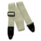 Riffi Audio Lite 1.0 Adjustable Guitar Strap with Strap Locks & Pick – 2" Polypropylene Strap for Electric, Bass & Acoustic Guitars – Cream - Riffi Audio