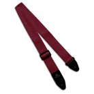 Riffi Audio Lite 1.0 Adjustable Guitar Strap with Strap Locks & Pick – 2" Polypropylene Strap for Electric, Bass & Acoustic Guitars – Maroon - Riffi Audio