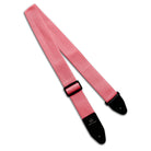 Riffi Audio Lite 1.0 Adjustable Guitar Strap with Strap Locks & Pick – 2" Polypropylene Strap for Electric, Bass & Acoustic Guitars – Pink - Riffi Audio