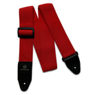 Riffi Audio Lite 1.0 Adjustable Guitar Strap with Strap Locks & Pick – 2" Polypropylene Strap for Electric, Bass & Acoustic Guitars – Red - Riffi Audio
