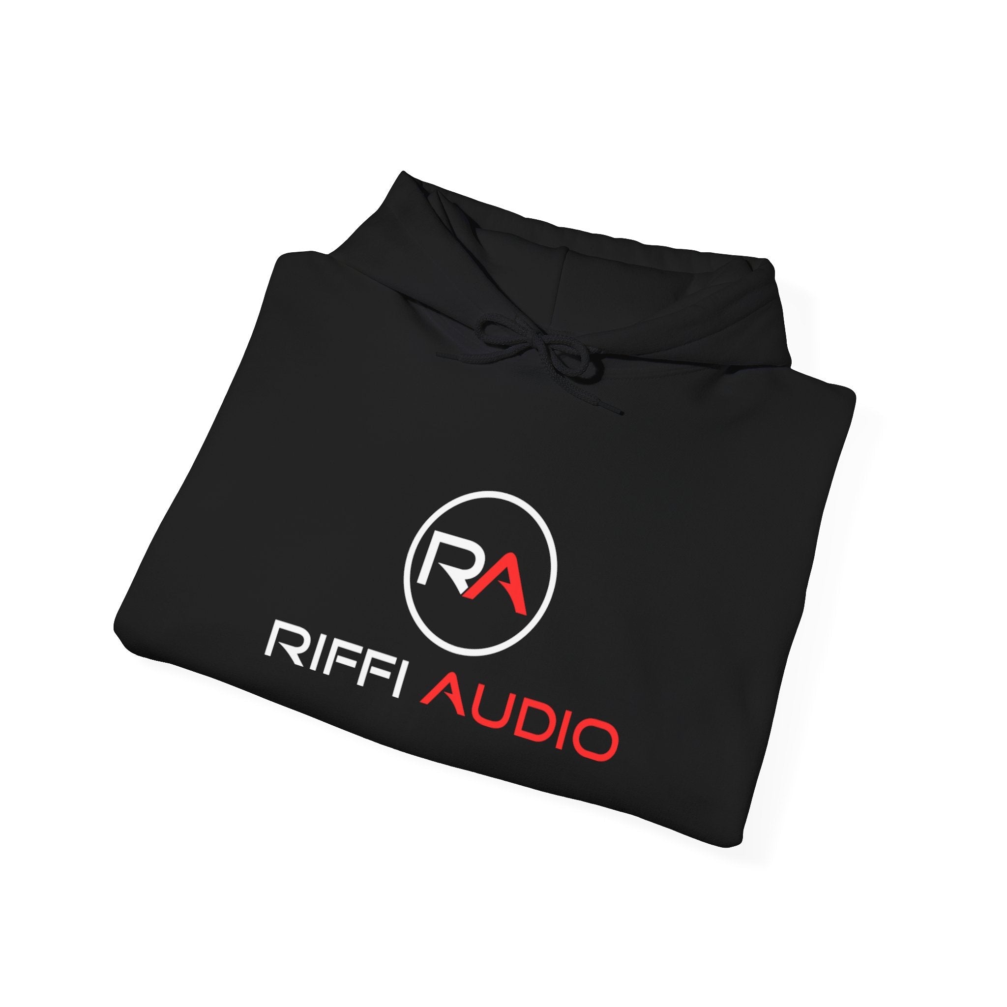 Riffi Audio Logo Hoodie – RA Circle Logo Pullover for Music Producers & Audiophiles - Riffi Audio
